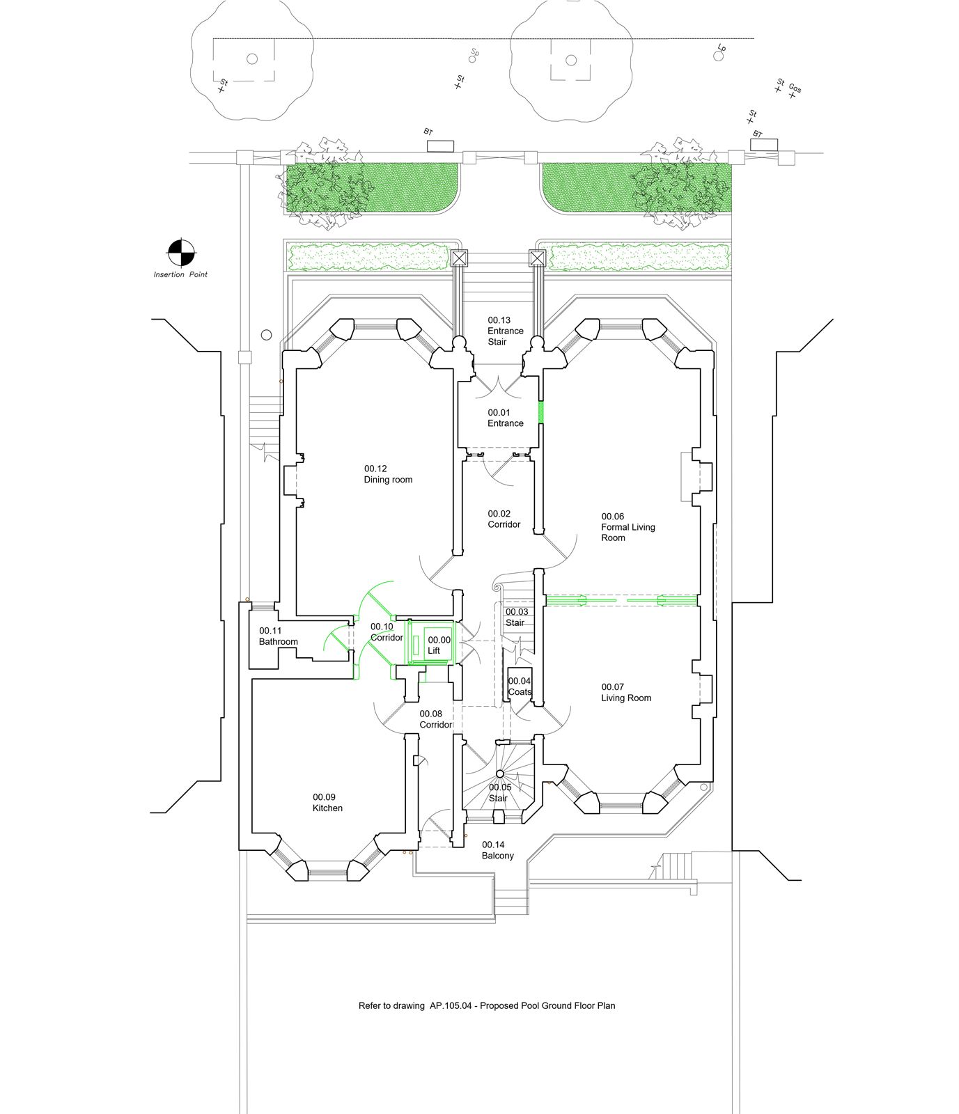 Holland Park — drawing