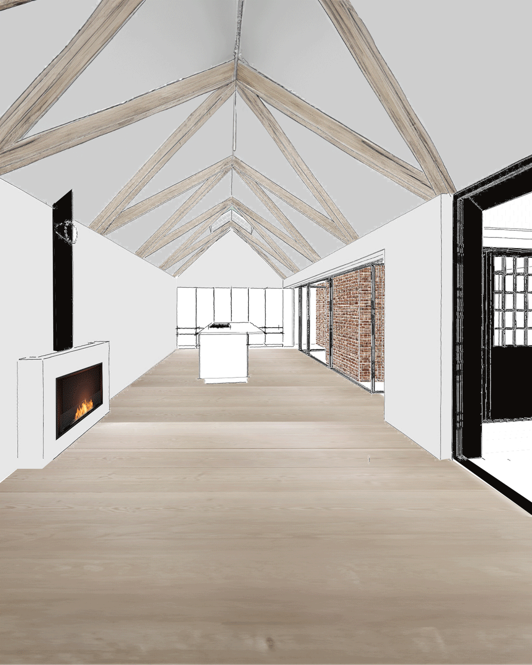 Cuckfield Cottage — the proposed scheme