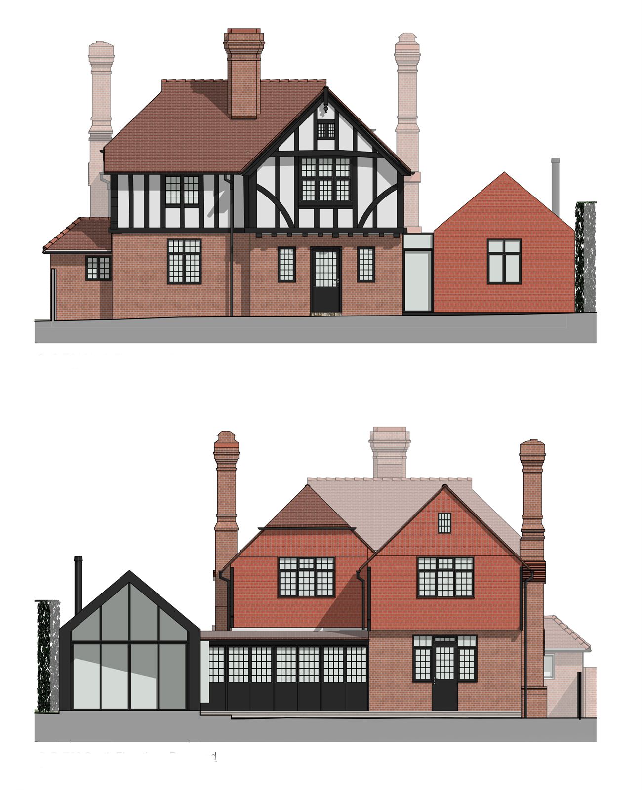 Cuckfield Cottage — elevation