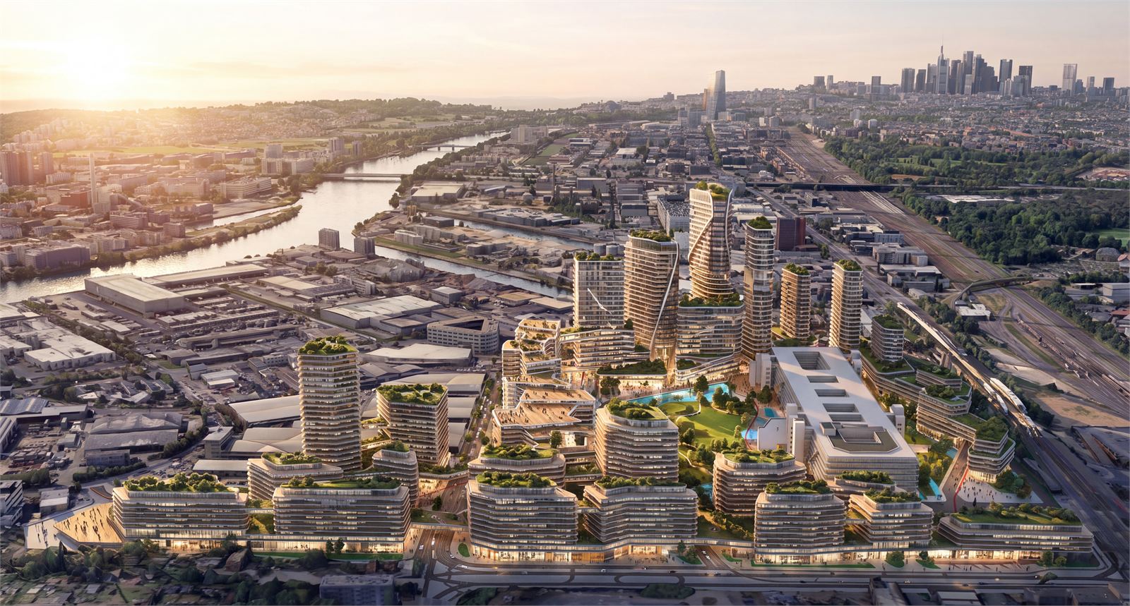 Neckermann Masterplan — the proposed scheme
