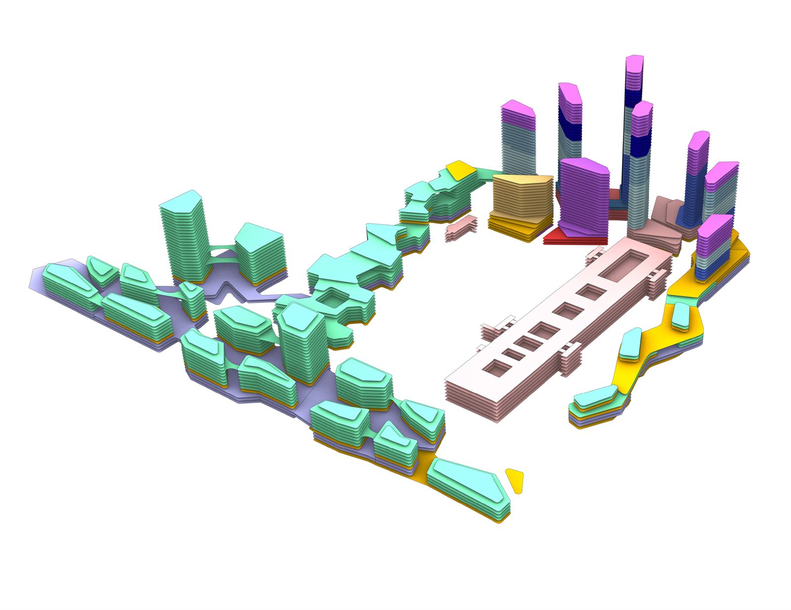 Neckermann Masterplan — the proposed scheme