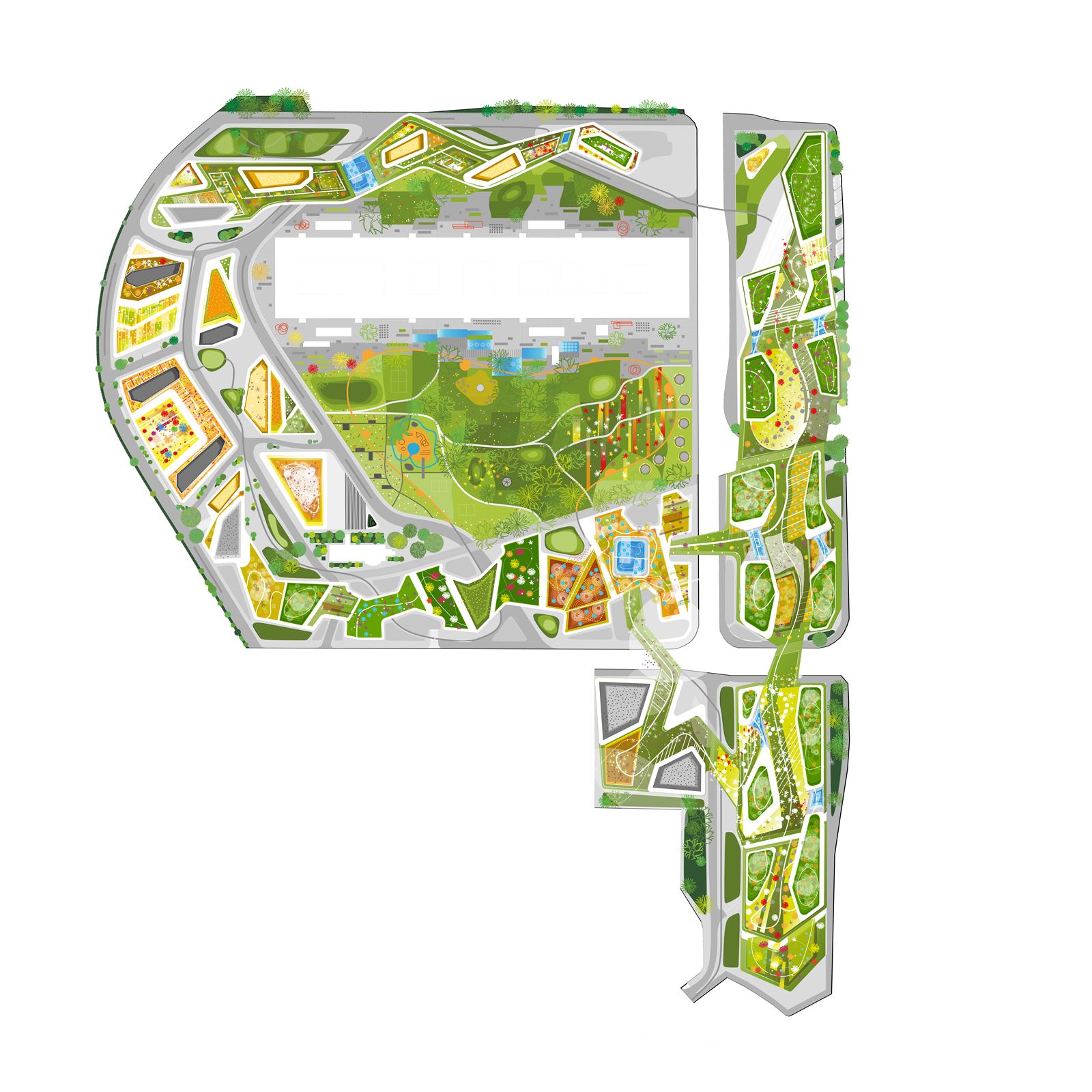 Neckermann Masterplan — the proposed scheme