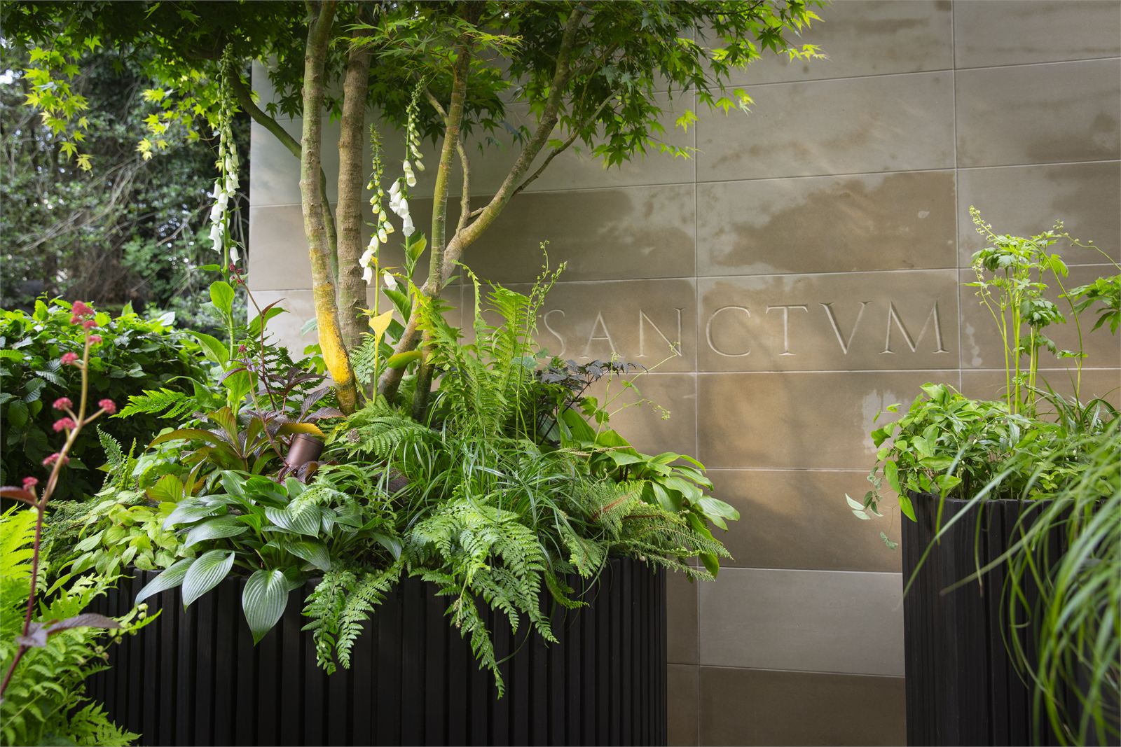 Sanctum Garden — the completed building