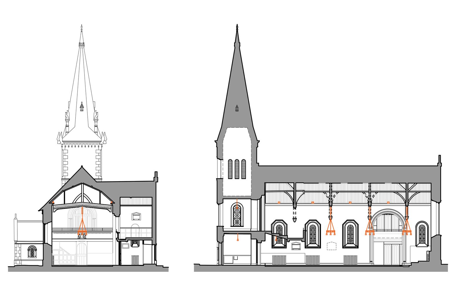 The Elvetham — section