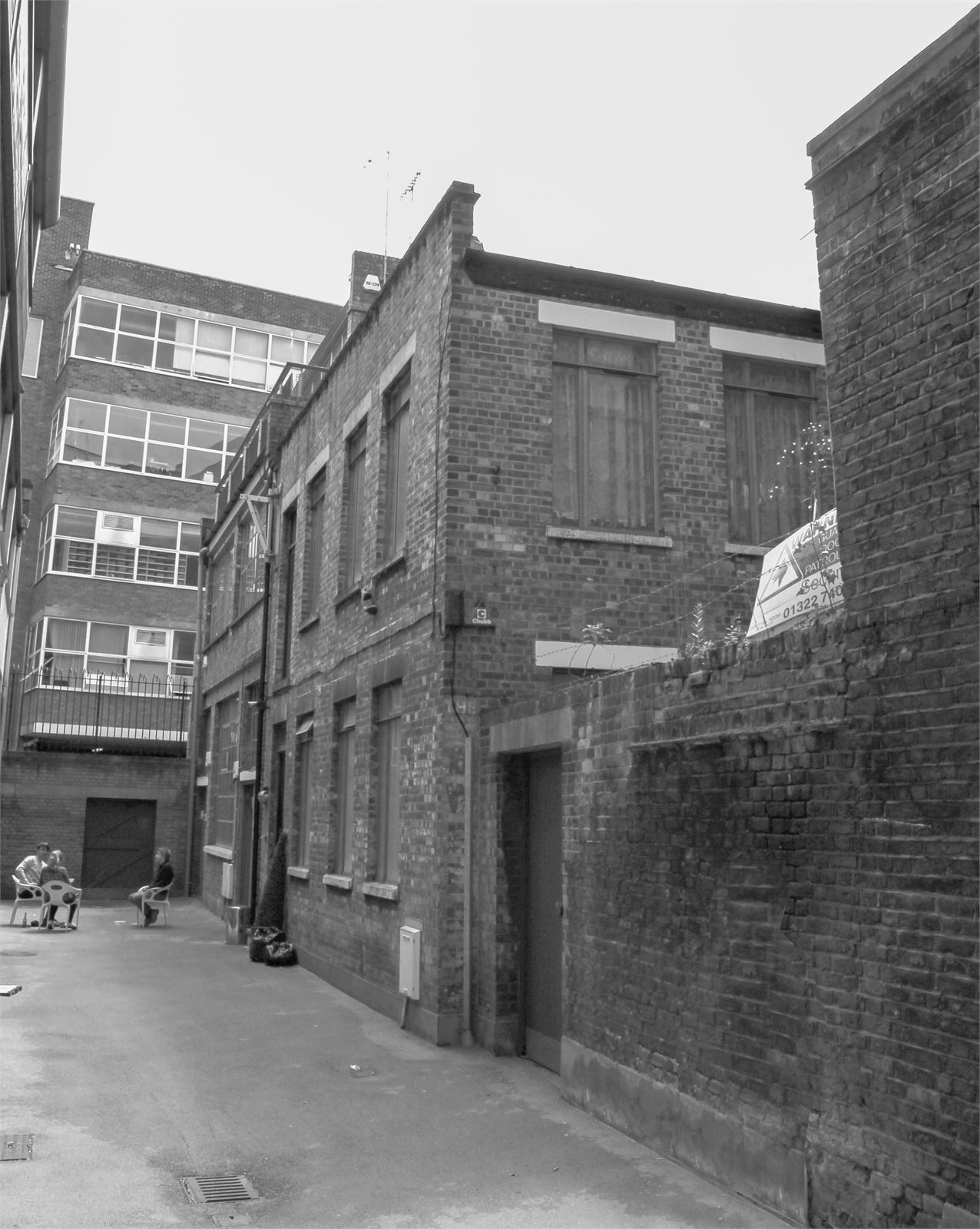 Tilney Court — the site before the work